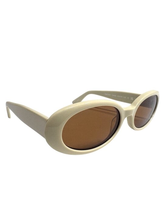 DMY by DMY Valentina Oval Sunglasses in Cream main image 5